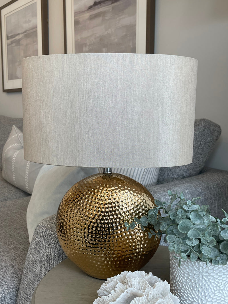 Mabel bronze gold textured lamp