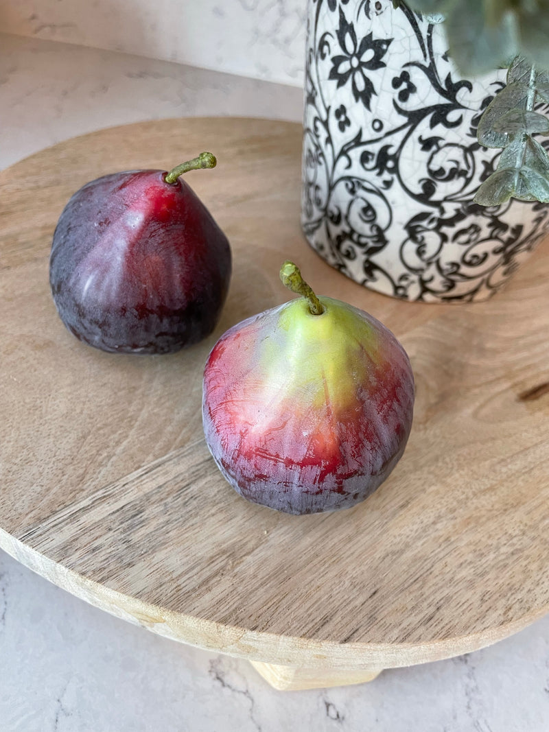 Realistic faux fig fruit