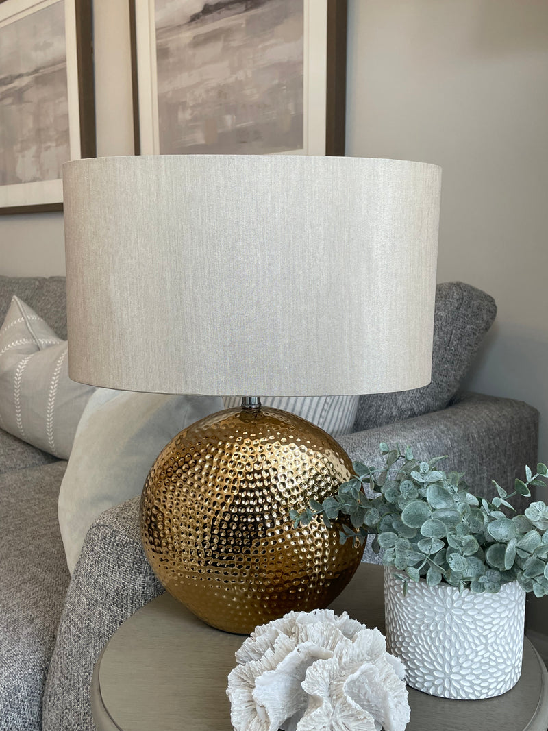 Mabel bronze gold textured lamp