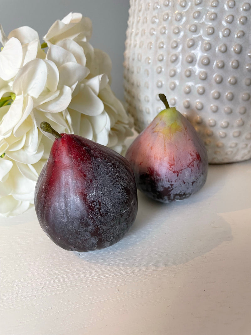 Realistic faux fig fruit