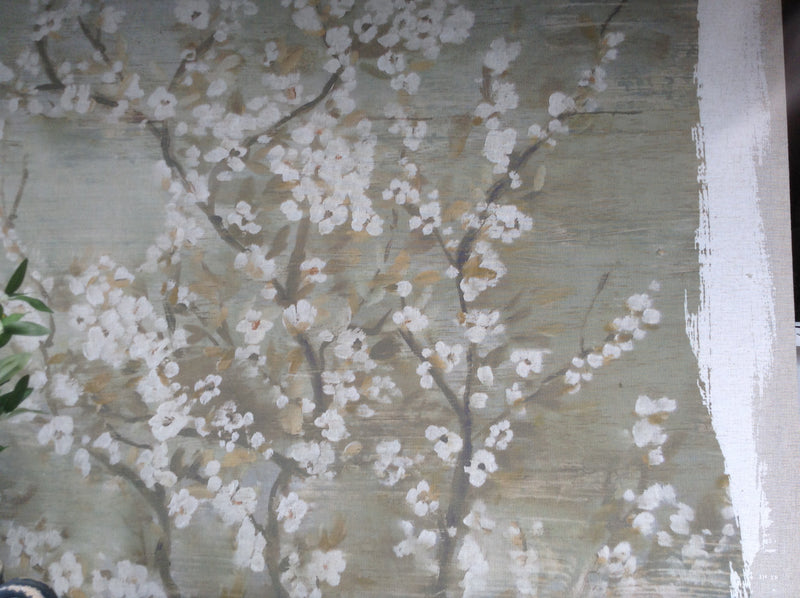 Huge white blossom canvas