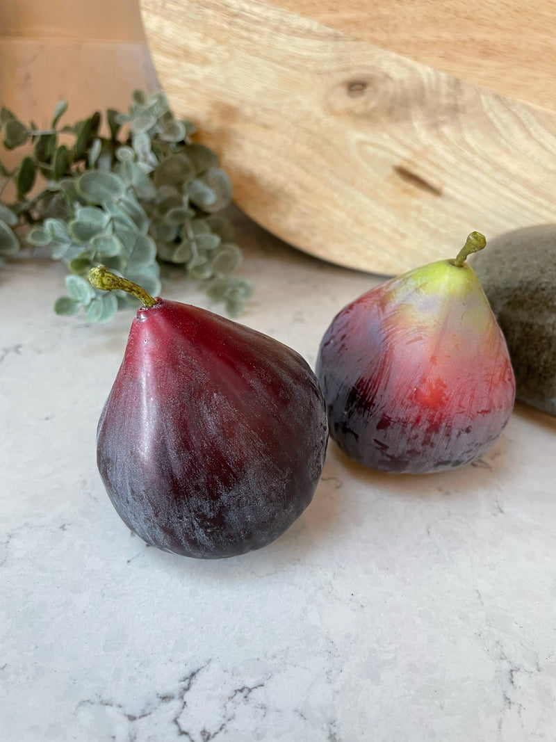 Realistic faux fig fruit