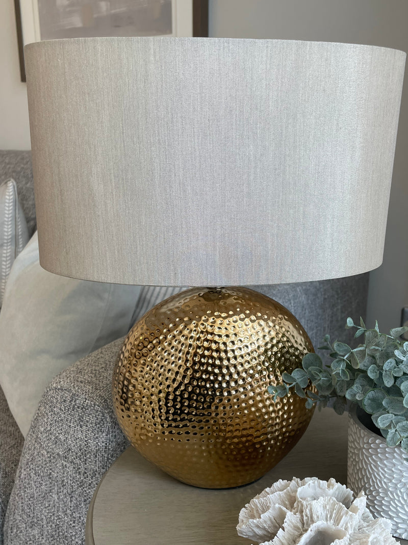 Mabel bronze gold textured lamp