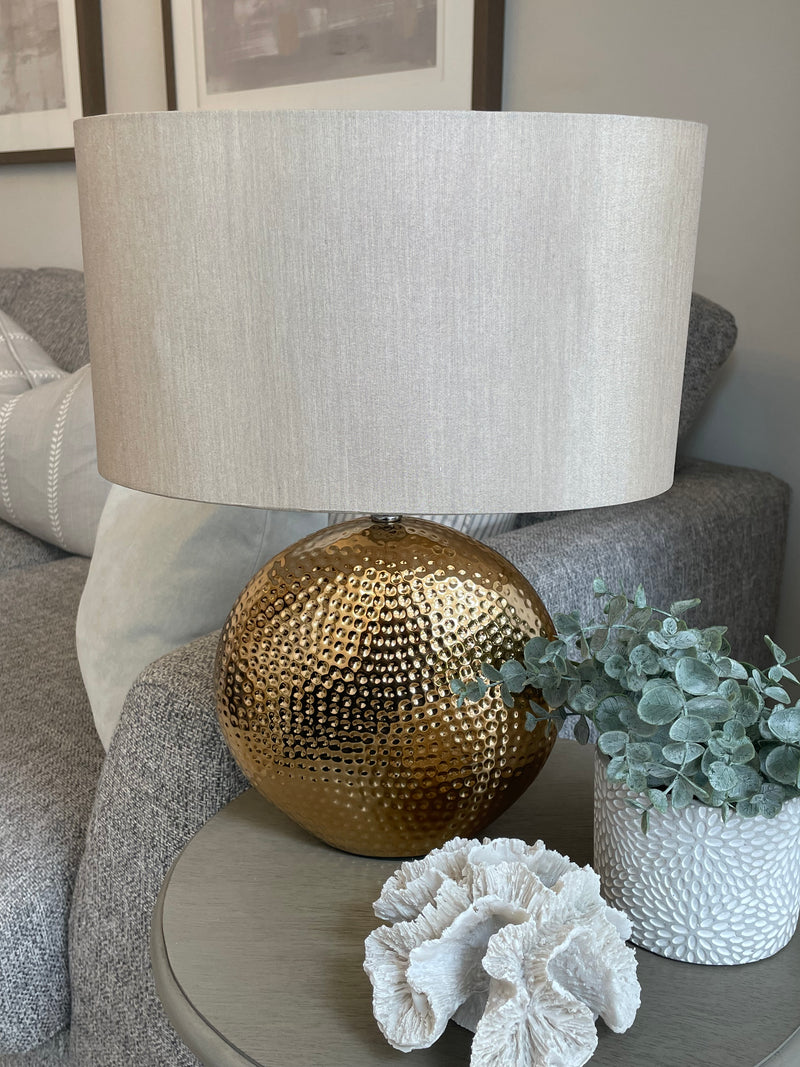 Mabel bronze gold textured lamp