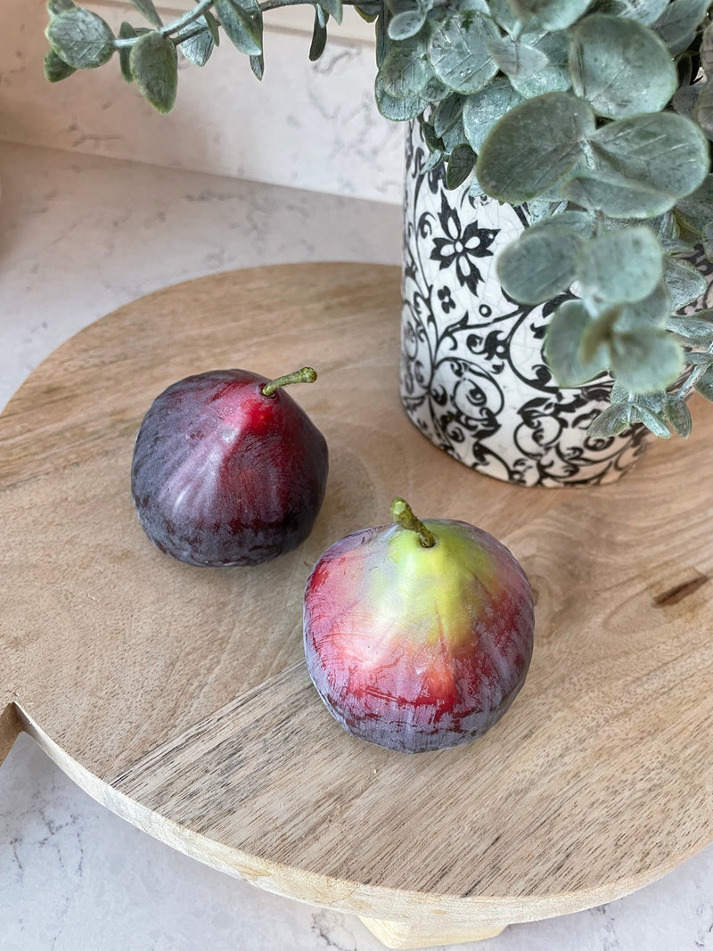 Realistic faux fig fruit