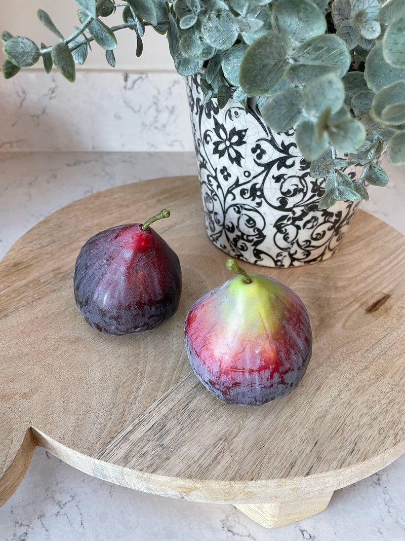 Realistic faux fig fruit